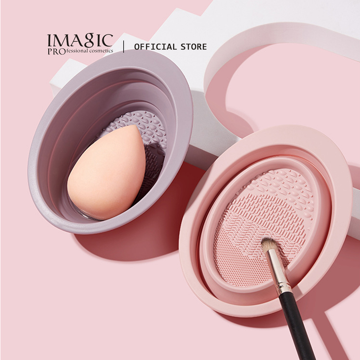 Cosmetic Sponge - IMAGIC New Silicone Makeup Brush Cleaner