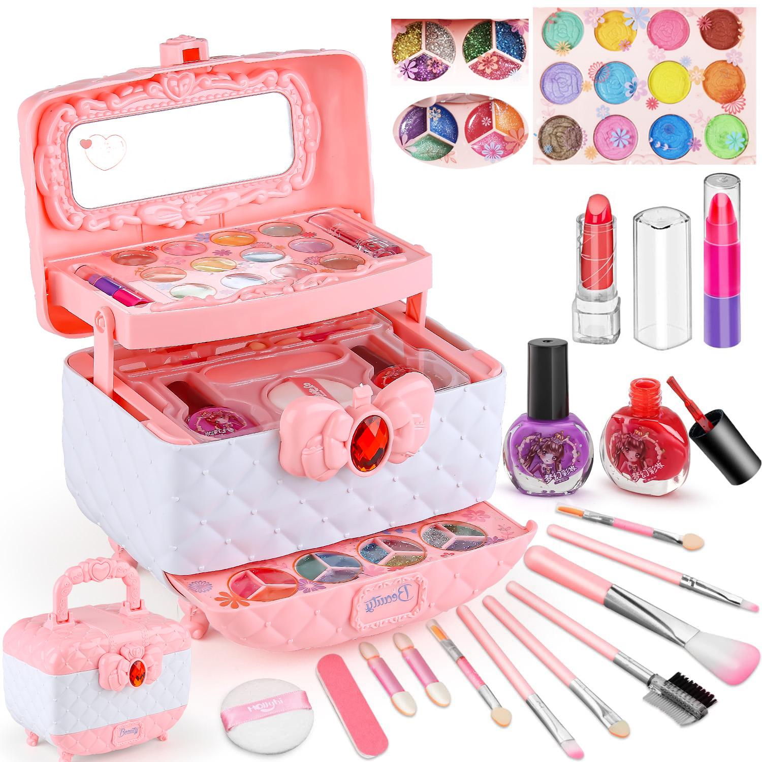 Beauty Makeup Girl - Kids Makeup Toy Kit for Girls,
