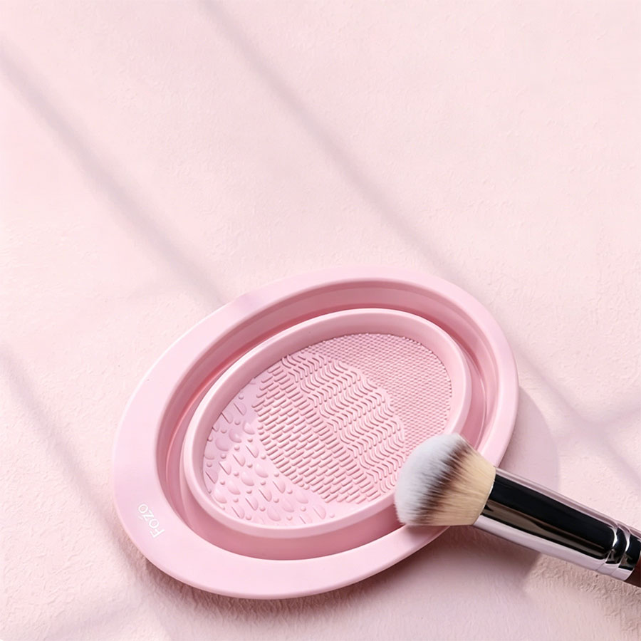 Cosmetic Sponge - Makeup Brush Cleaner Bowl Silicone Washing