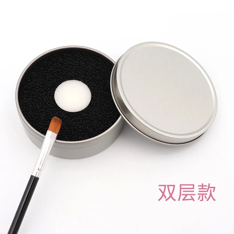 Cosmetic Sponge - 1pcs Dry Cleaning Cleaning Box Wet