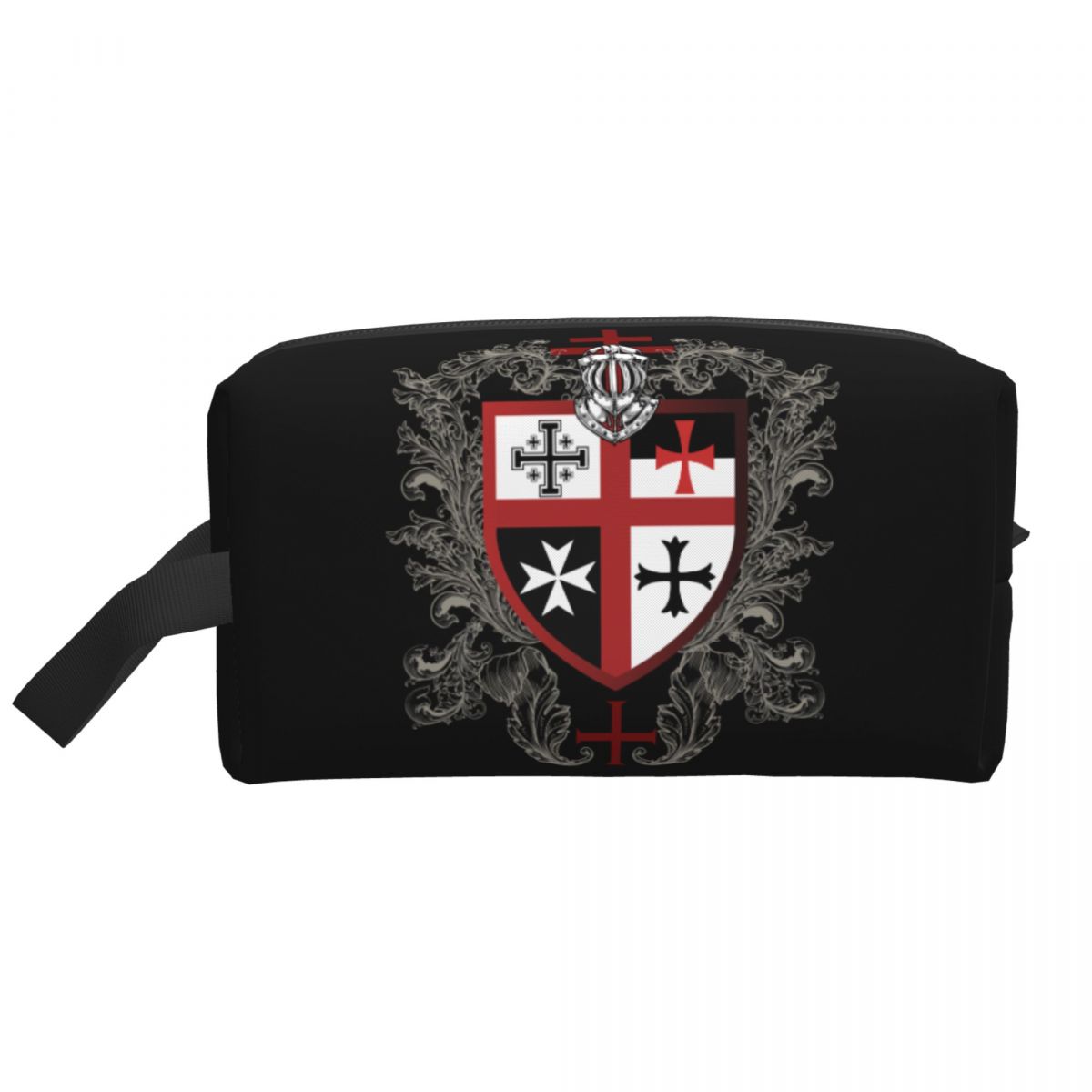 Beauty Makeup Kit Box - Knights Templar Cross Shield Symbol Toiletry