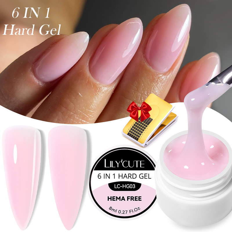 Nail Dehydrator Primer - LILYCUTE 8ml Pink Nude Extension Nail