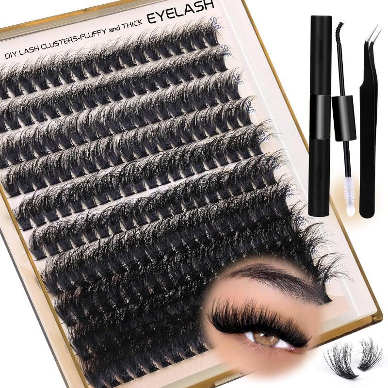 Eyelash Extension - New Fluffy Thick Lash Clusters DIY