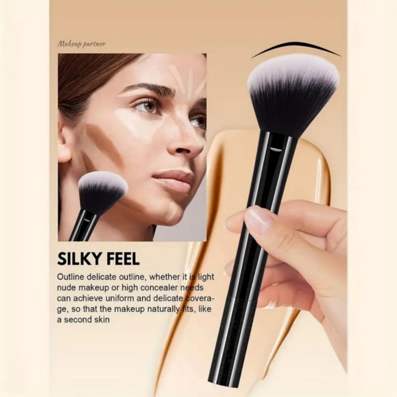 Beauty Makeup Kit Box - 9pcs Multifunctional Black Makeup Brush Set