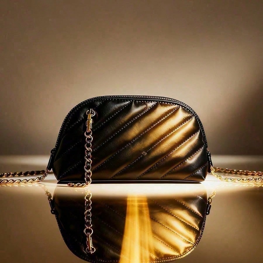 Ysl Beauty Makeup - YSL’s Bag Black Quilted Leather Shell