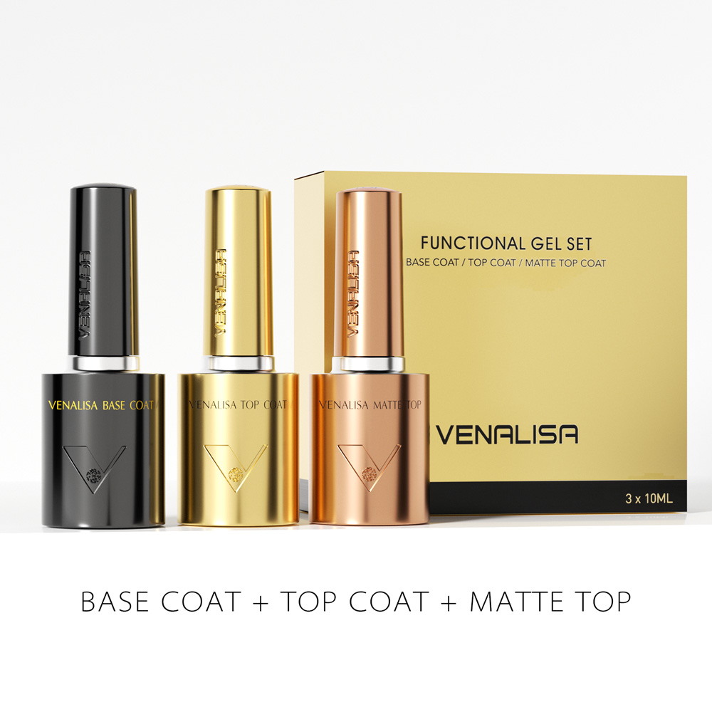 Nail Dehydrator Primer - 1/2/3pcs Kit Venalisa 10ml Nail Gel
