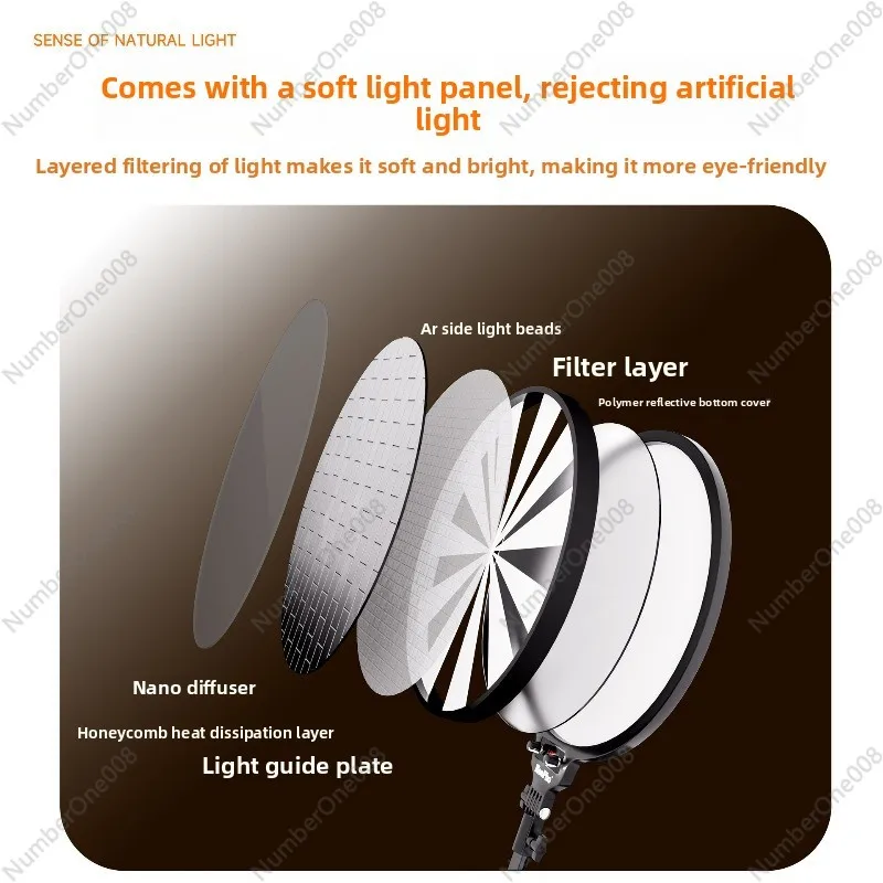 360° Rotating Ring Light with  - Beauty Makeup Camera บทวิจารณ์และราคา