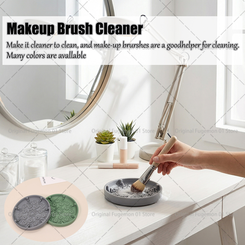 Makeup Brush Cleaner Powder Pu - Beauty Makeup Vanity บทวิจารณ์และราคา