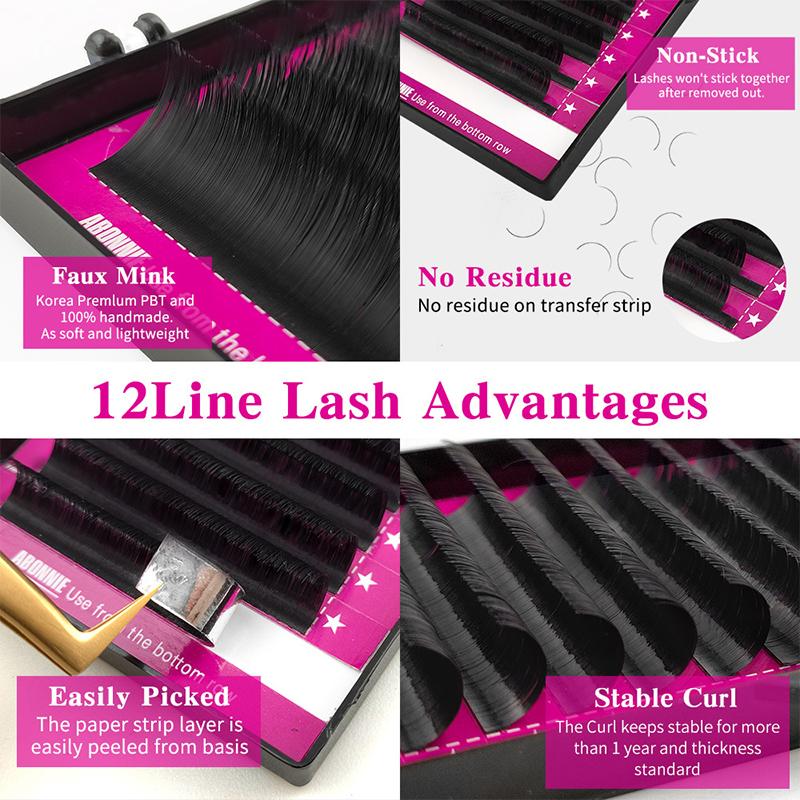 Eyelash Extension Individual M - Beauty Natural Makeup บทวิจารณ์และราคา