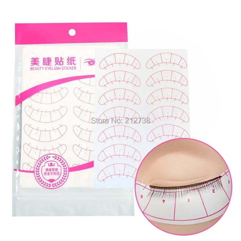 140PCS Eyelash under Eye Pads  - Beauty Makeup Tips บทวิจารณ์และราคา