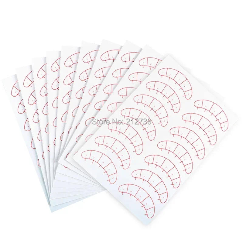140PCS Eyelash under Eye Pads  - Beauty Makeup Tips บทวิจารณ์และราคา