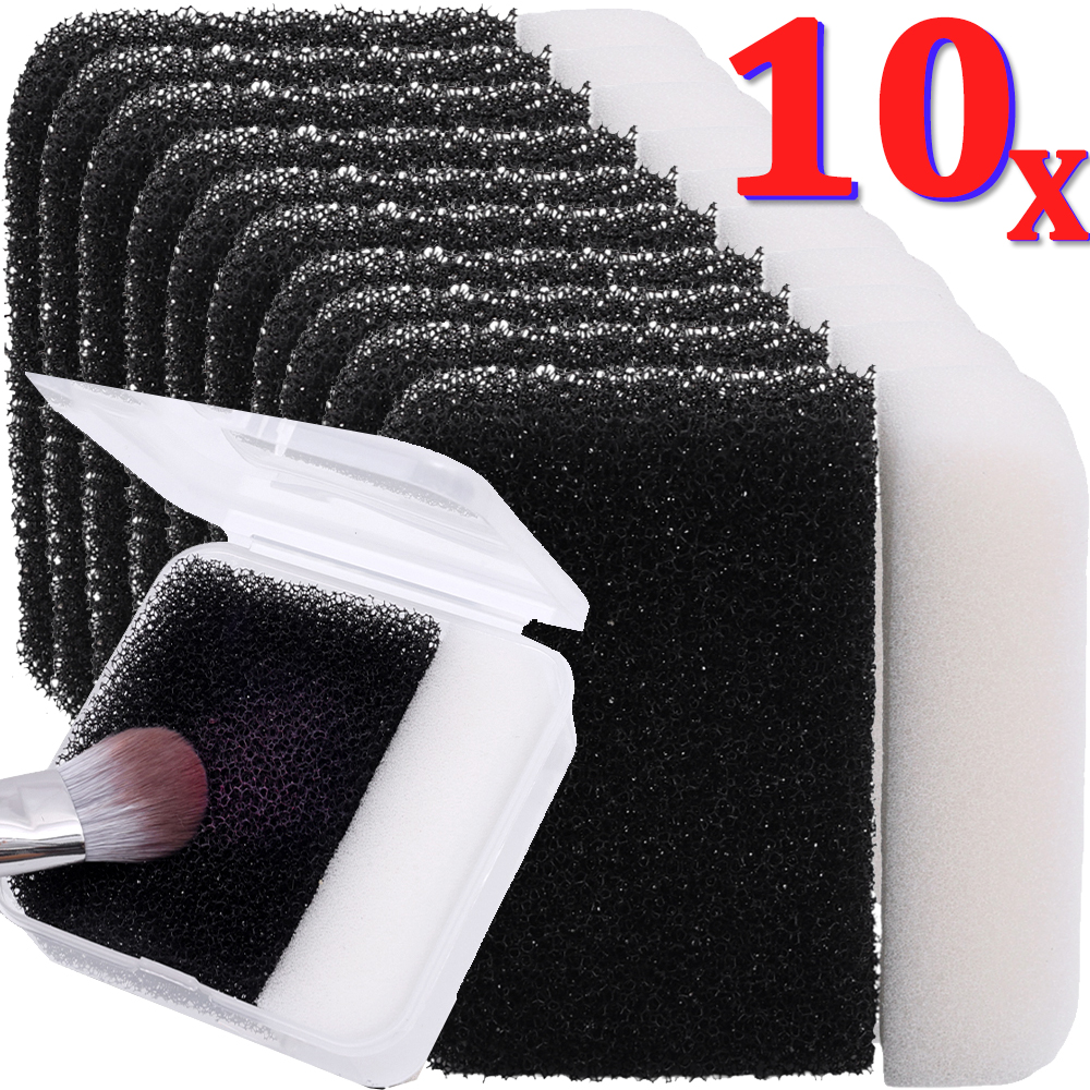 New Makeup Brush Cleaning Box  - Cosmetic Sponge บทวิจารณ์และราคา