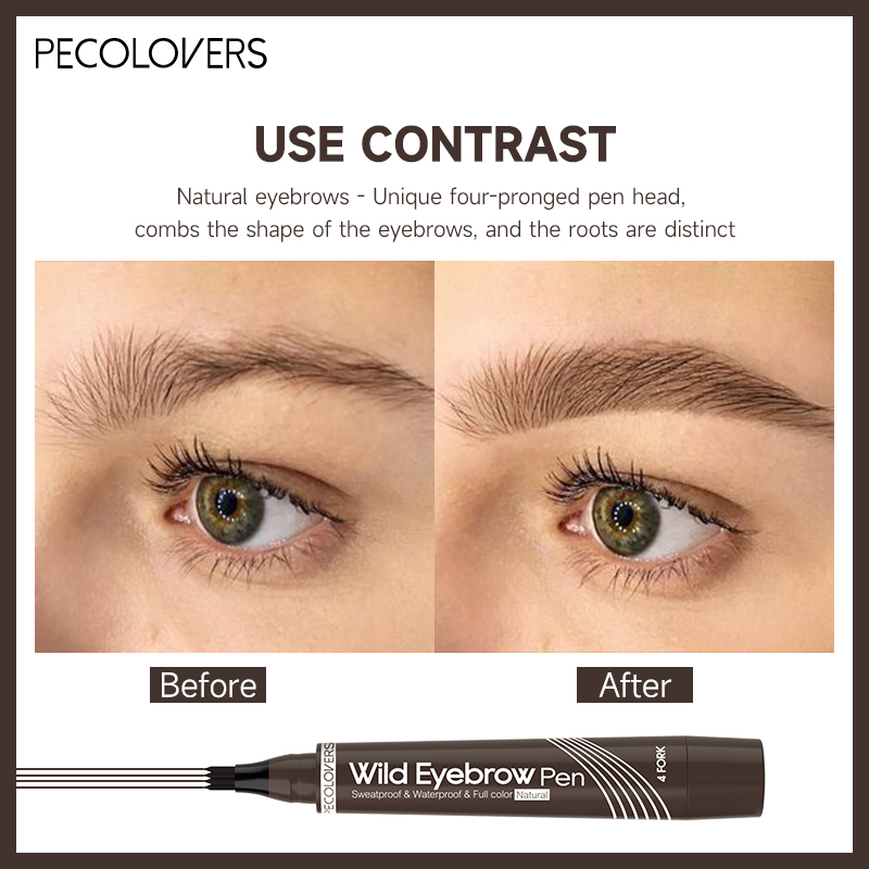 4 Fork Waterproof Eyebrow Penc - Eyebrow Pomade Pencil บทวิจารณ์และราคา