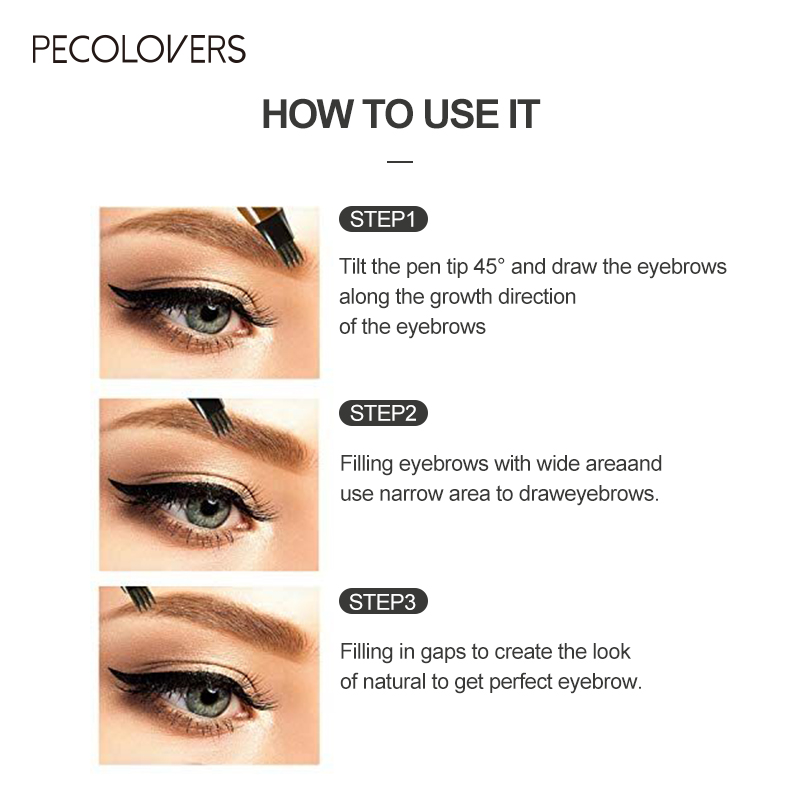 4 Fork Waterproof Eyebrow Penc - Eyebrow Pomade Pencil บทวิจารณ์และราคา