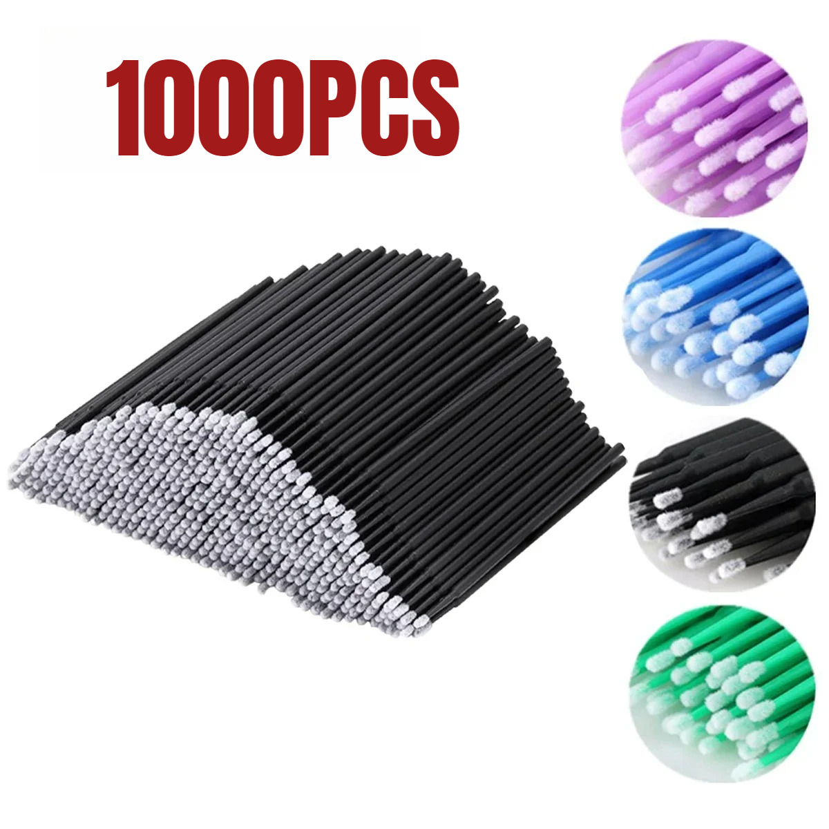 1000/500PCS Eyelash Cleaning B - Beauty With Makeup บทวิจารณ์และราคา