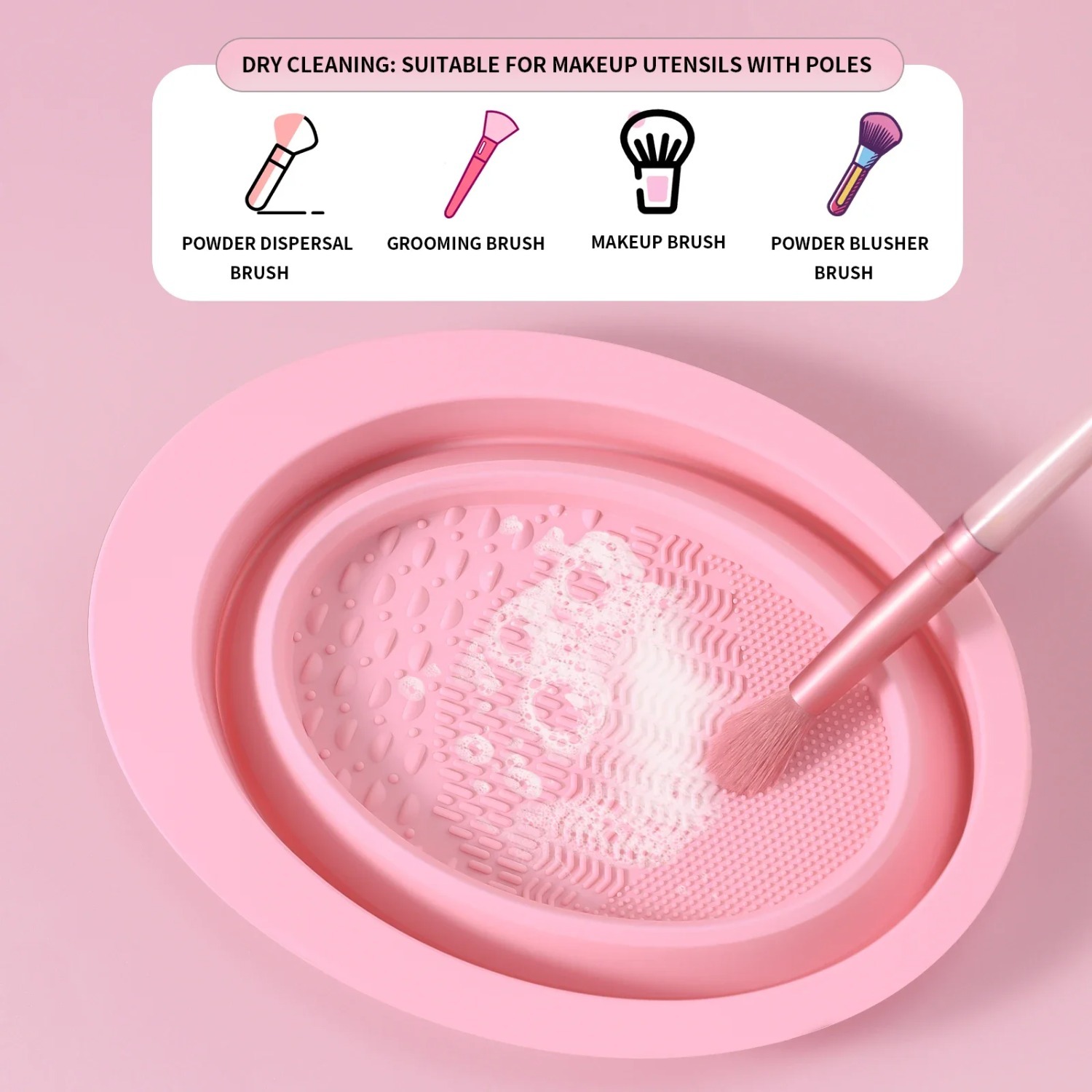 3pcs Makeup Brush Cleaning Too - Beauty Makeup Products บทวิจารณ์และราคา