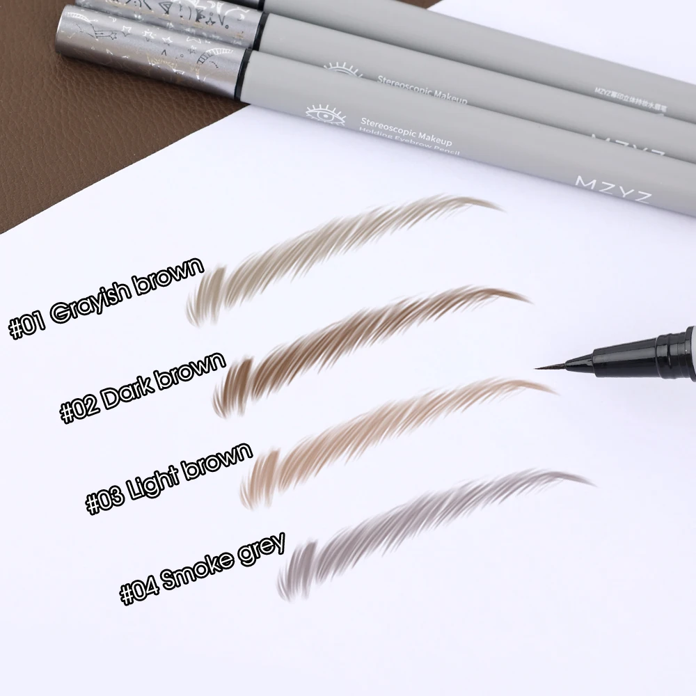 Waterproof Liquid Eyebrow Penc - Eyebrow Pomade Pencil บทวิจารณ์และราคา