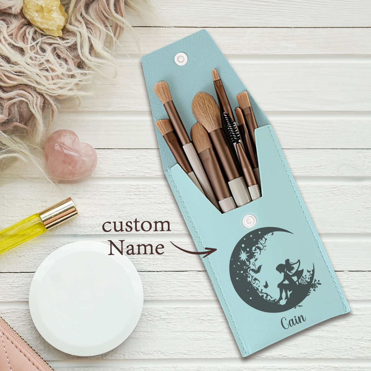 1pc Custom Name Makeup Brush,  - Beauty Makeup Names บทวิจารณ์และราคา