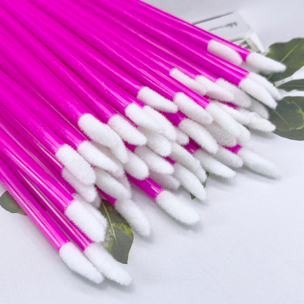 100Pcs Disposable Lip Brush Ey - Beauty Makeup Vanity บทวิจารณ์และราคา