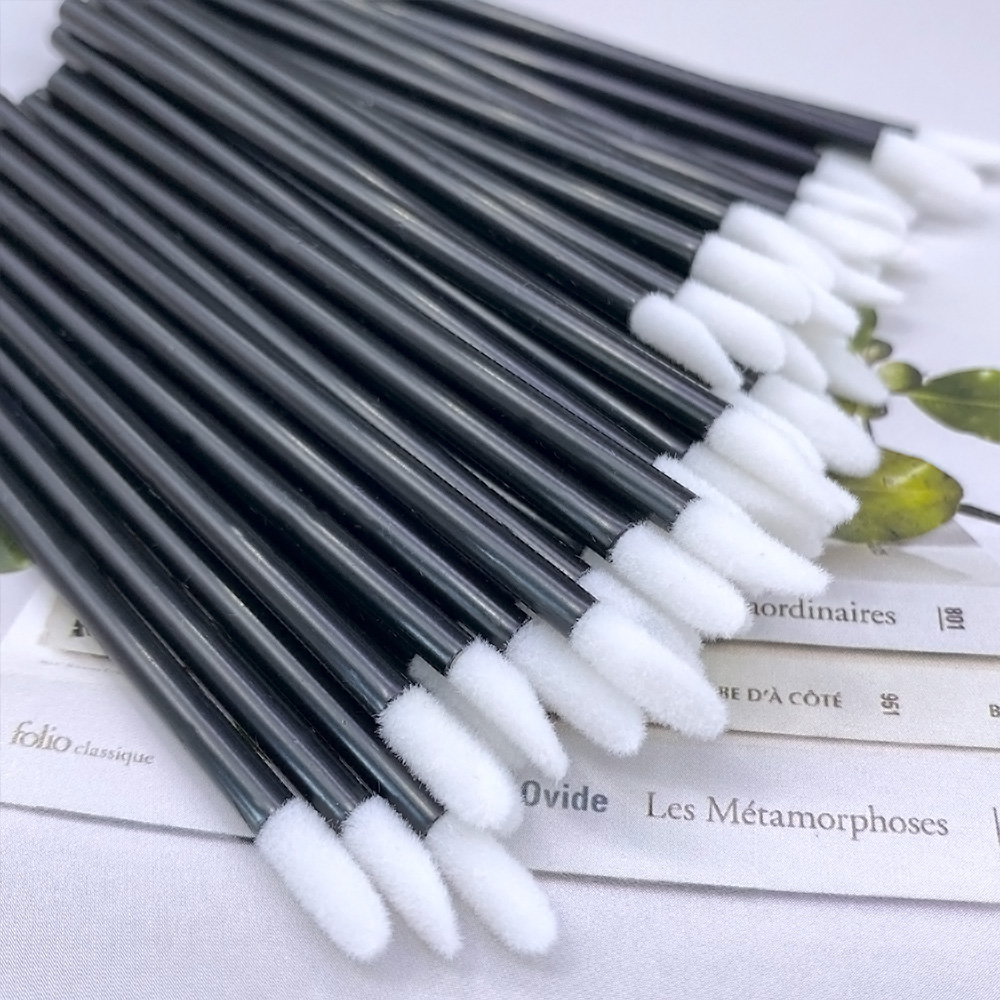 100Pcs Disposable Lip Brush Ey - Beauty Makeup Vanity บทวิจารณ์และราคา