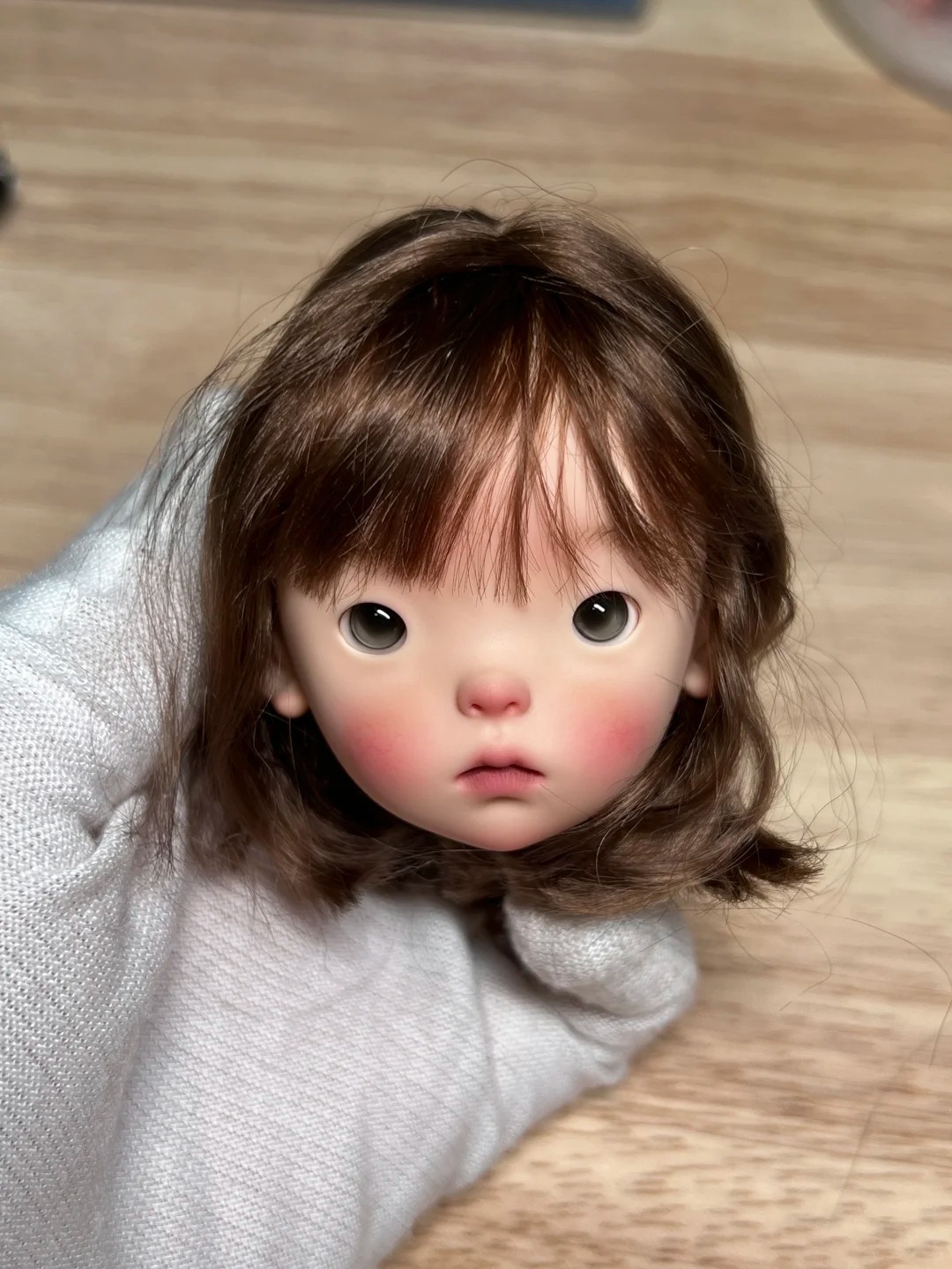 1/6 Scale SD BJD Doll Head - d - Beauty Makeup Girl บทวิจารณ์และราคา