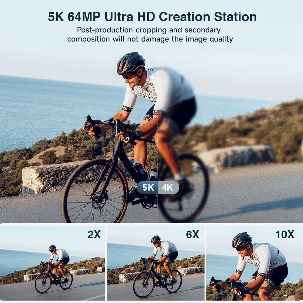 5K 64MP WiFi Digital Camera, 6 - Beauty Makeup App บทวิจารณ์และราคา