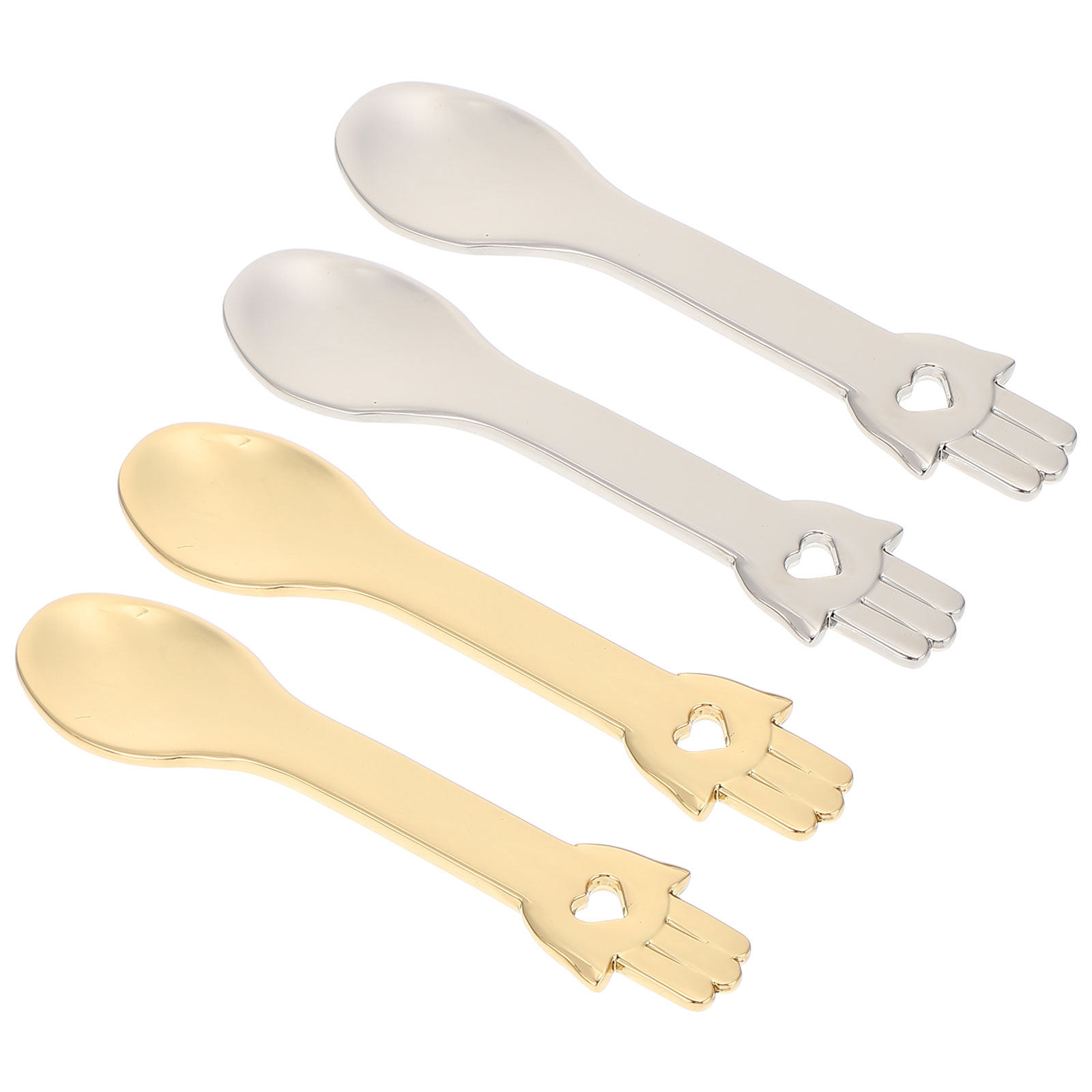 4Pcs Makeup Spoons Zinc Alloy  - Beauty With Makeup บทวิจารณ์และราคา
