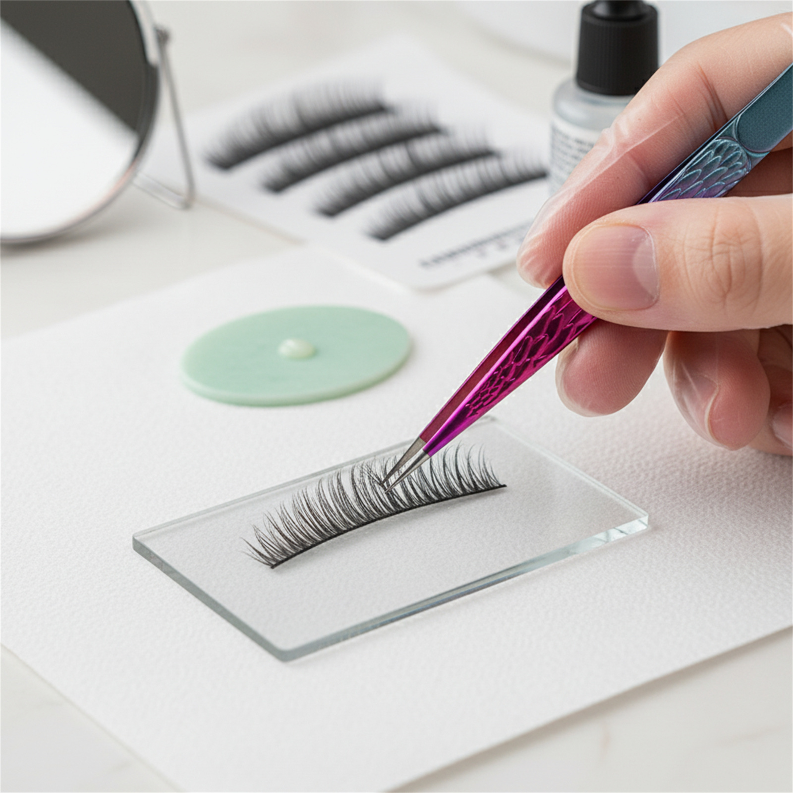 High Precision Lash Tweezers S - Beauty Makeup Tips บทวิจารณ์และราคา