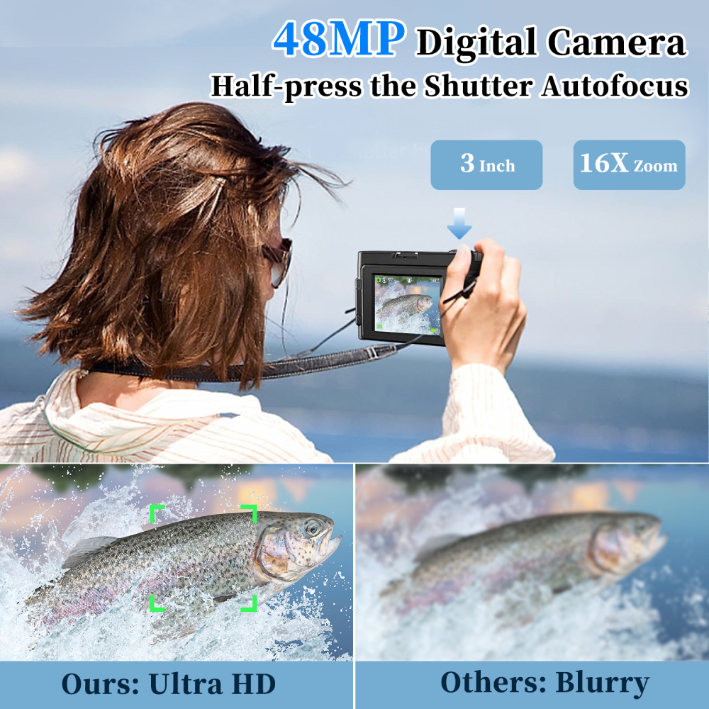 HD 4K Digital Camera for Photo - Beauty Makeup Camera บทวิจารณ์และราคา