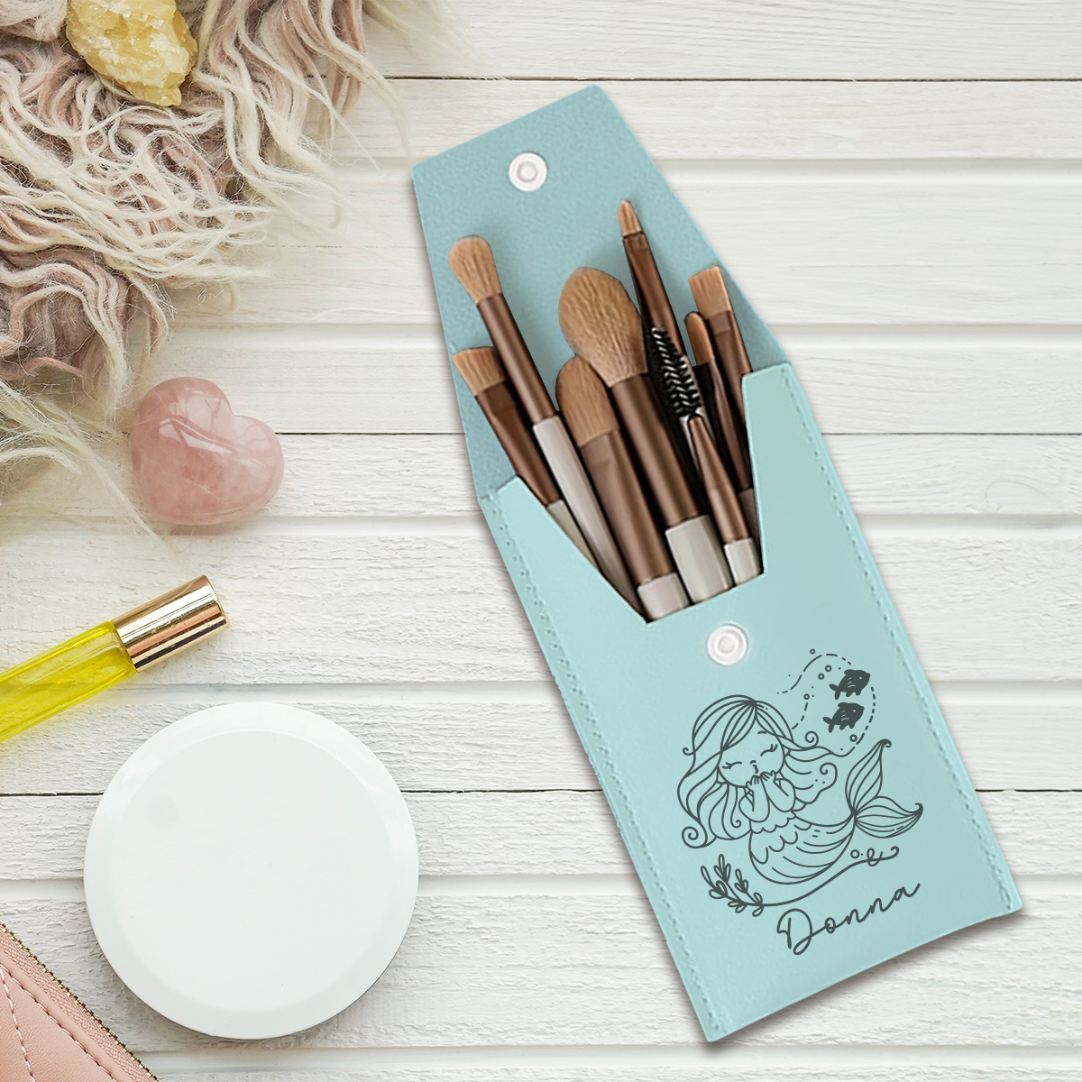 1pc Custom Name Makeup Brush,  - Beauty Makeup Names บทวิจารณ์และราคา