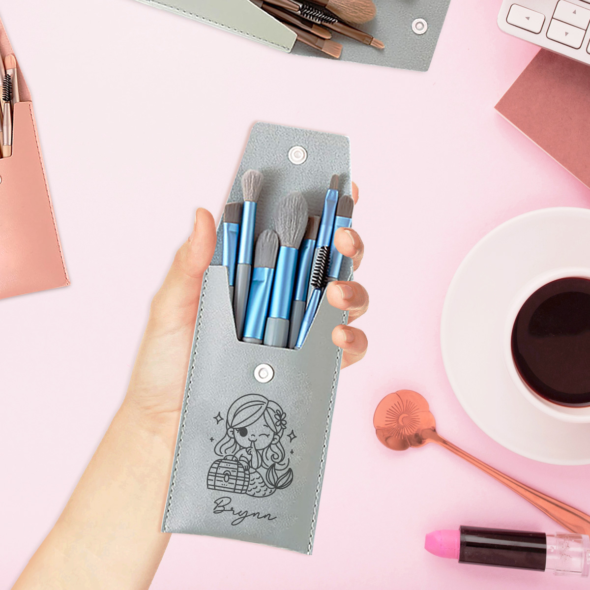 1pc Custom Name Makeup Brush,  - Beauty Makeup Names บทวิจารณ์และราคา