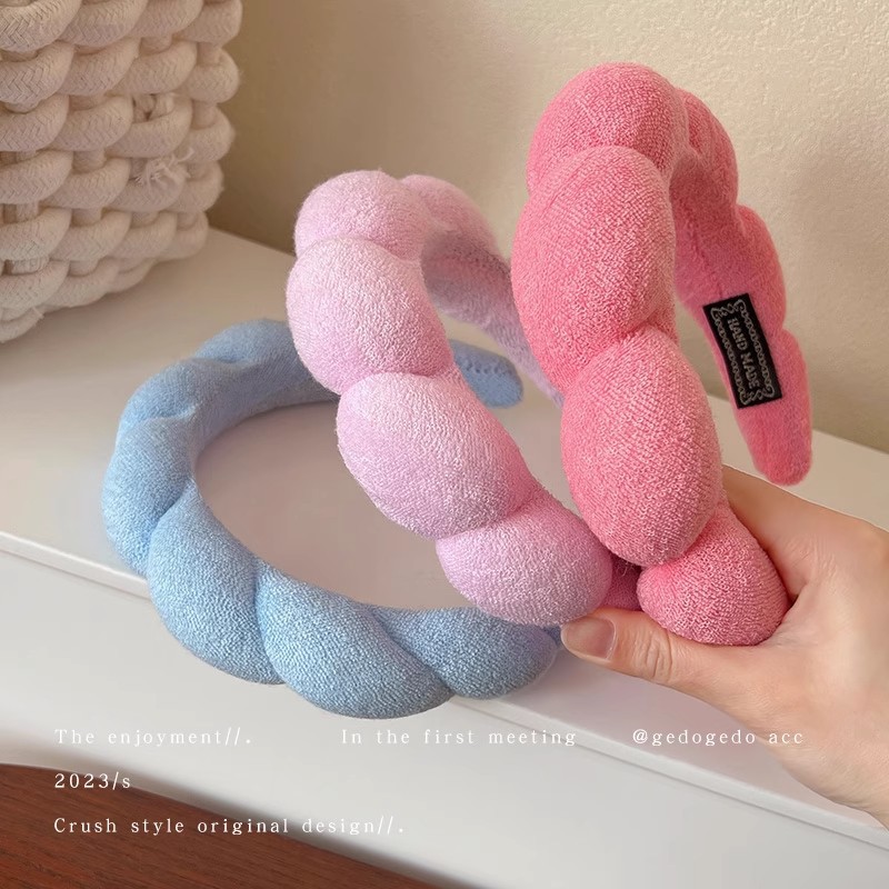 Retro Puffy Hair Band Sponge H - Beauty Makeup Girl บทวิจารณ์และราคา