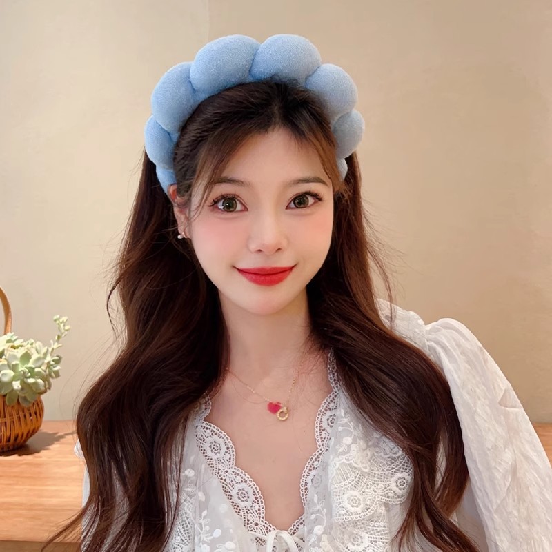 Retro Puffy Hair Band Sponge H - Beauty Makeup Girl บทวิจารณ์และราคา