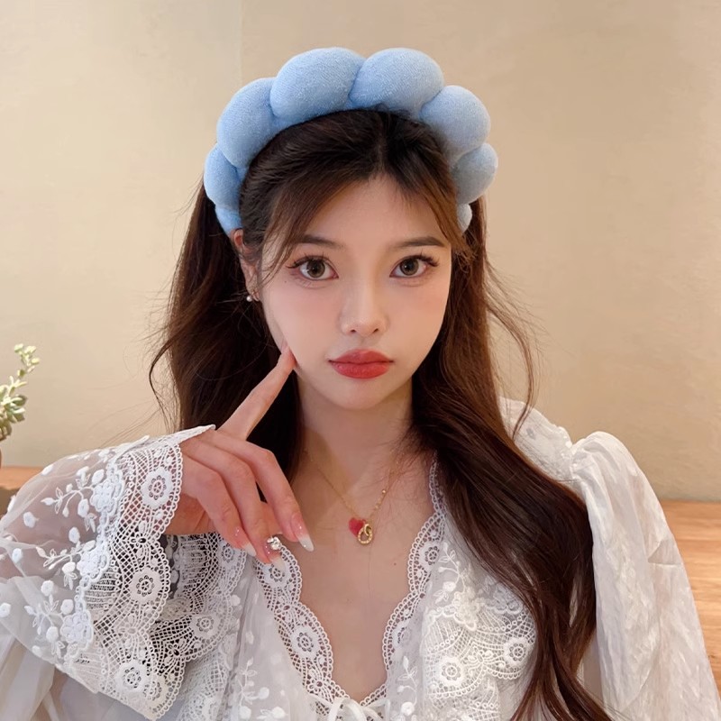 Retro Puffy Hair Band Sponge H - Beauty Makeup Girl บทวิจารณ์และราคา