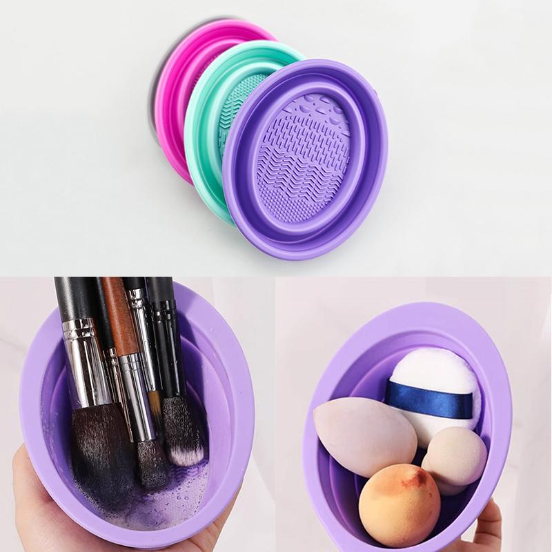 Soft Silicone Makeup Brush Cle - Beauty Makeup Vanity บทวิจารณ์และราคา