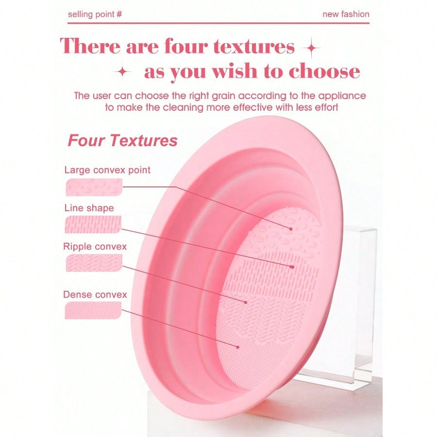 Makeup Brush Cleaner Bowl Sili - Cosmetic Sponge บทวิจารณ์และราคา