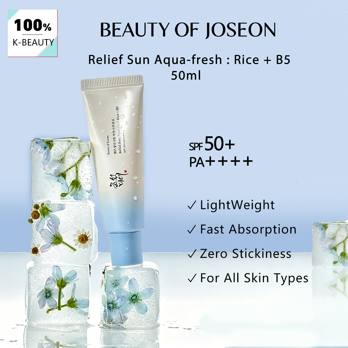 Beauty of Joseon Relief Sun Aq - Makeup Beauty Of Joseon บทวิจารณ์และราคา