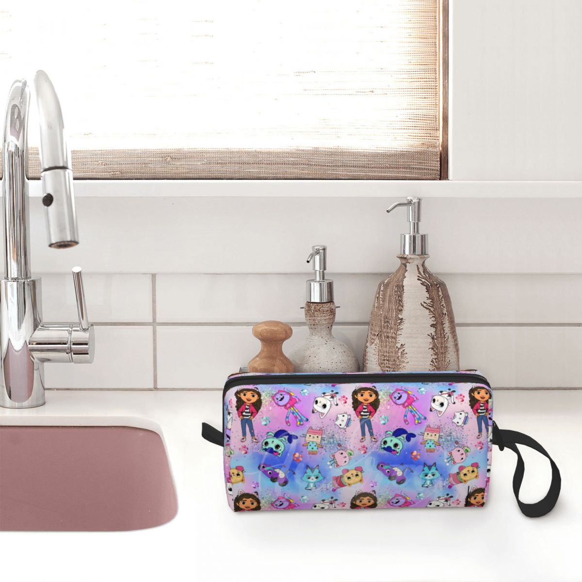 Travel Gabbys Dollhouse Patter - Beauty Makeup Kit Box บทวิจารณ์และราคา