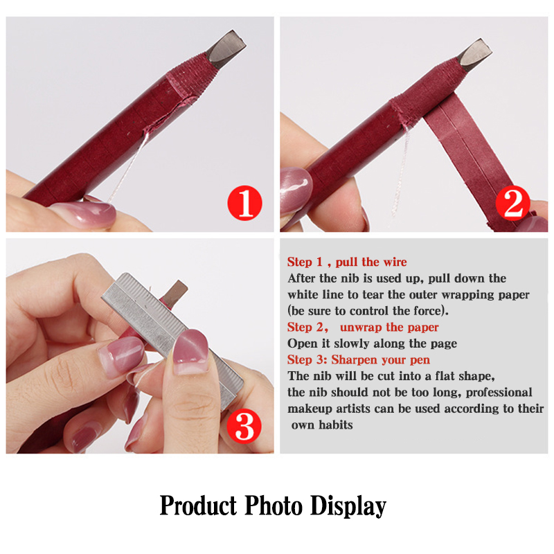 5pcs Eyebrow Pencil Profession - Eyebrow Pomade Pencil บทวิจารณ์และราคา