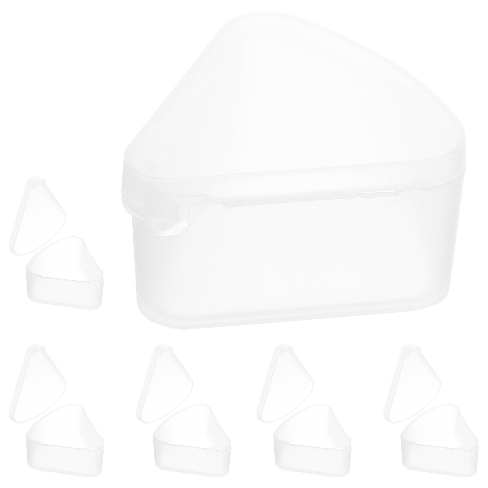6Pcs Triangle Powder Puff Case - Beauty With Makeup บทวิจารณ์และราคา