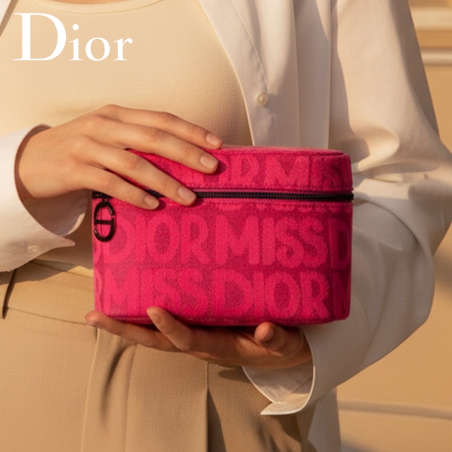 Dior’s Bag Pink Cosmetic Bag F - Beauty Makeup Dior บทวิจารณ์และราคา