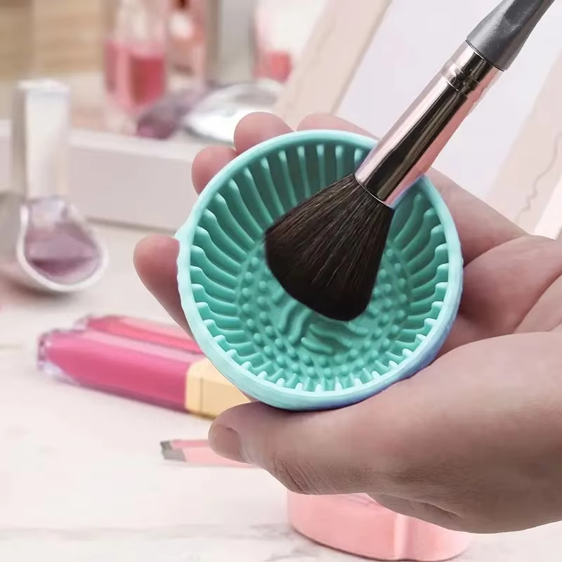 Makeup Brush Cleaner Soft Sili - Beauty Makeup Vanity บทวิจารณ์และราคา