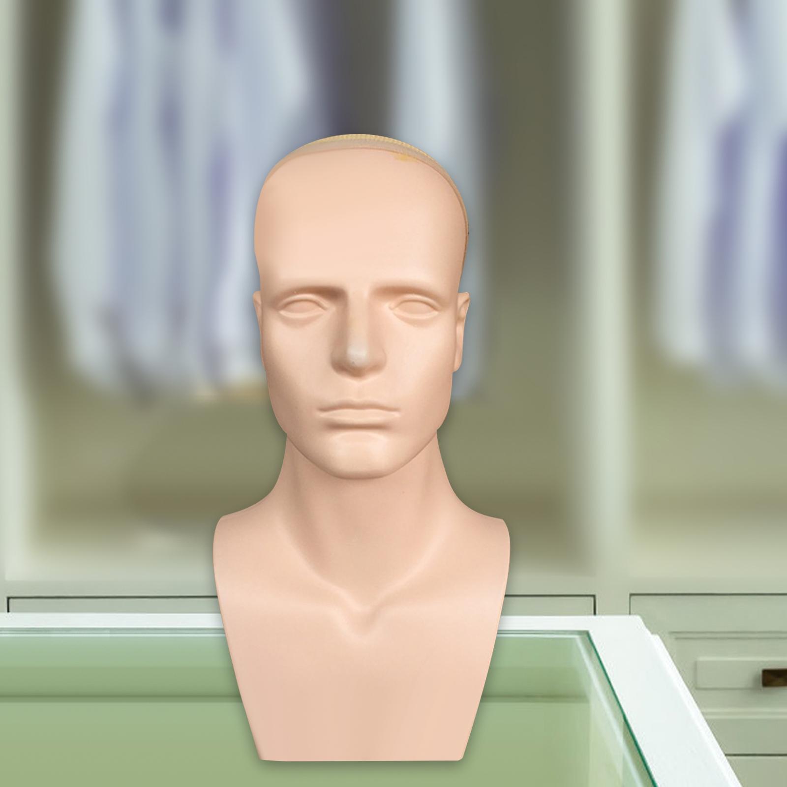 Male Mannequin Head with Shoul - Beauty Makeup Training บทวิจารณ์และราคา