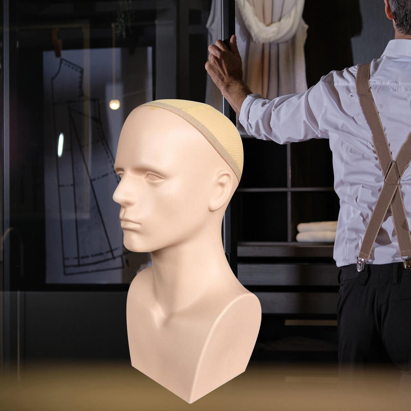 Male Mannequin Head with Shoul - Beauty Makeup Training บทวิจารณ์และราคา