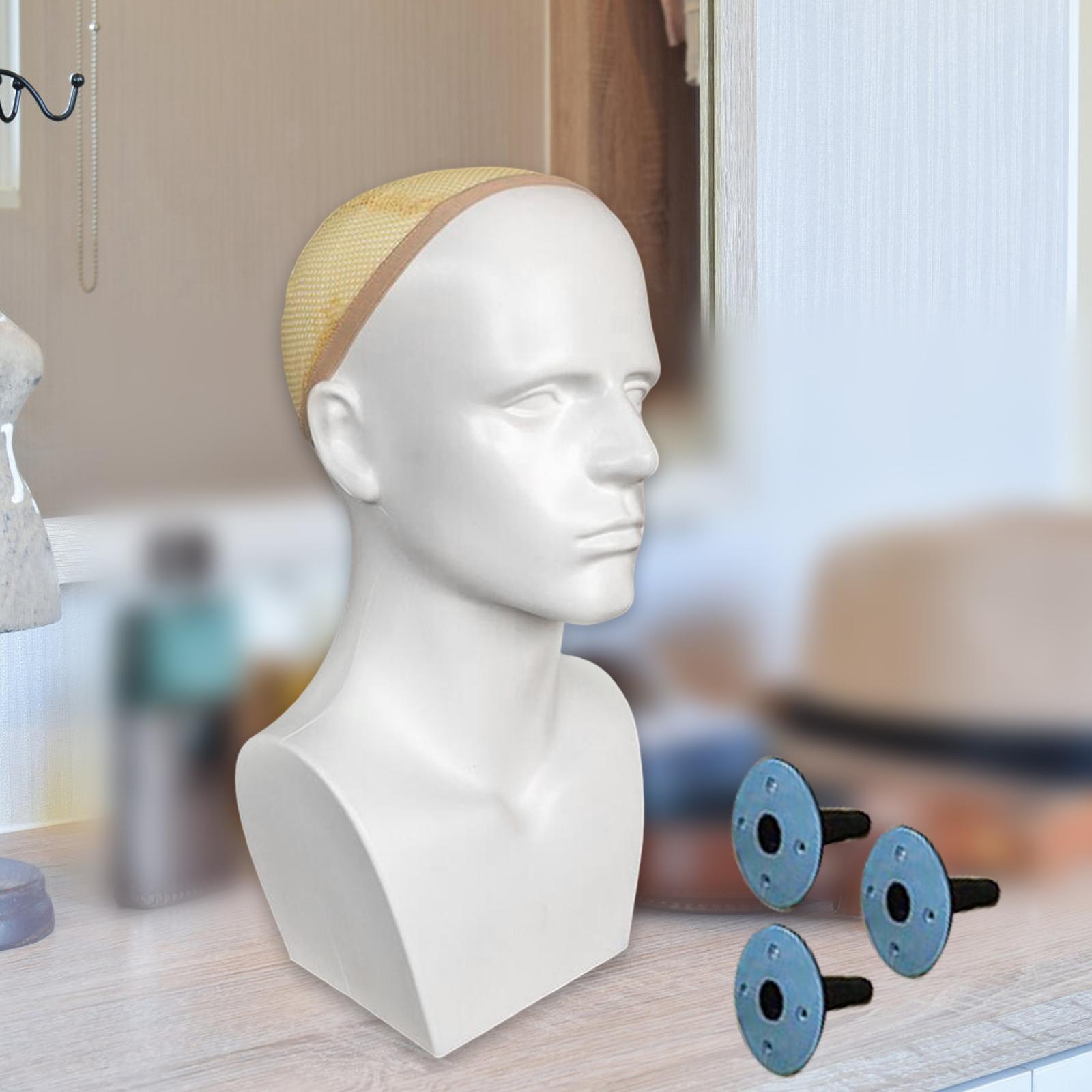 Male Mannequin Head with Shoul - Beauty Makeup Training บทวิจารณ์และราคา