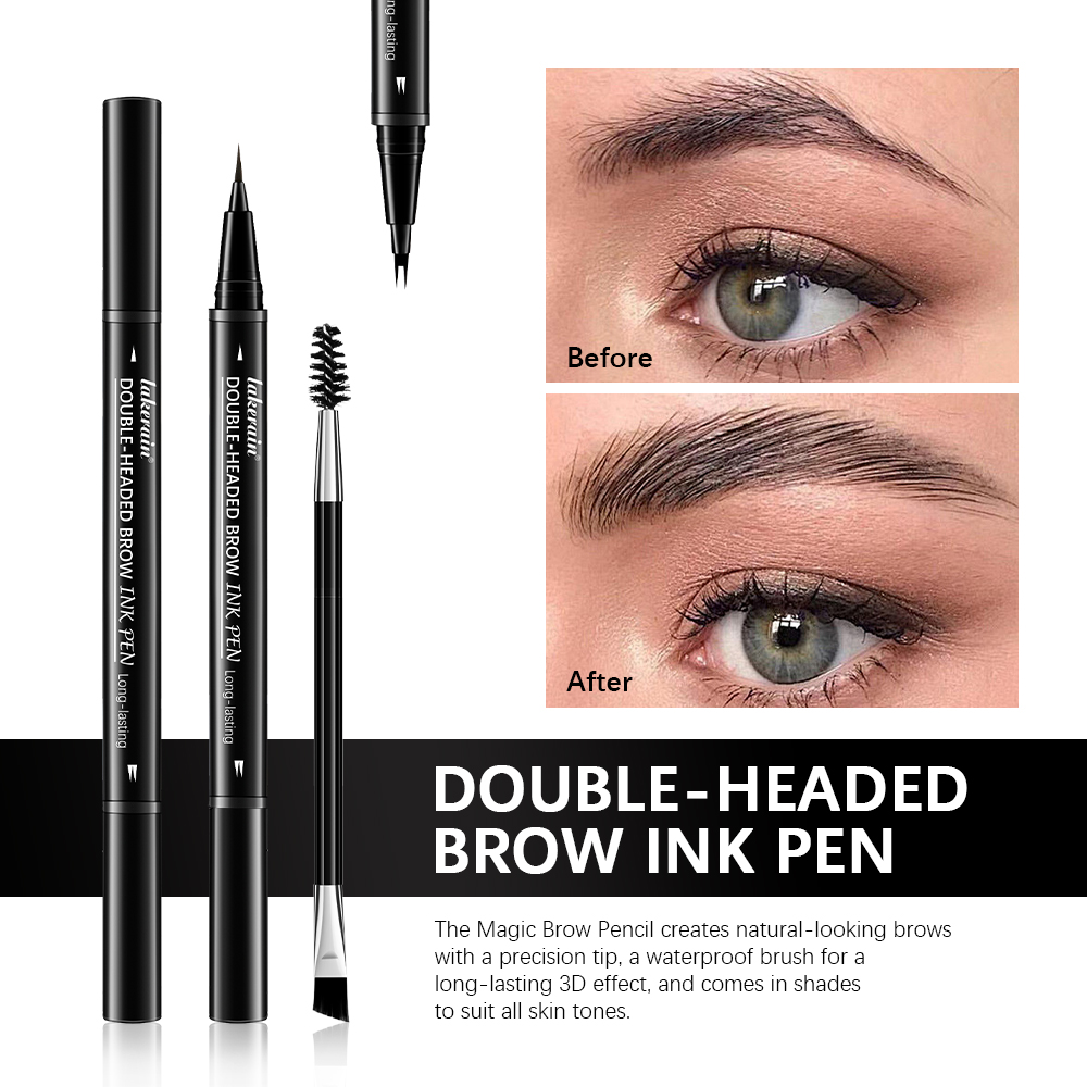 2 Fork Eyebrow Pencil Double-h - Eyebrow Pomade Pencil บทวิจารณ์และราคา