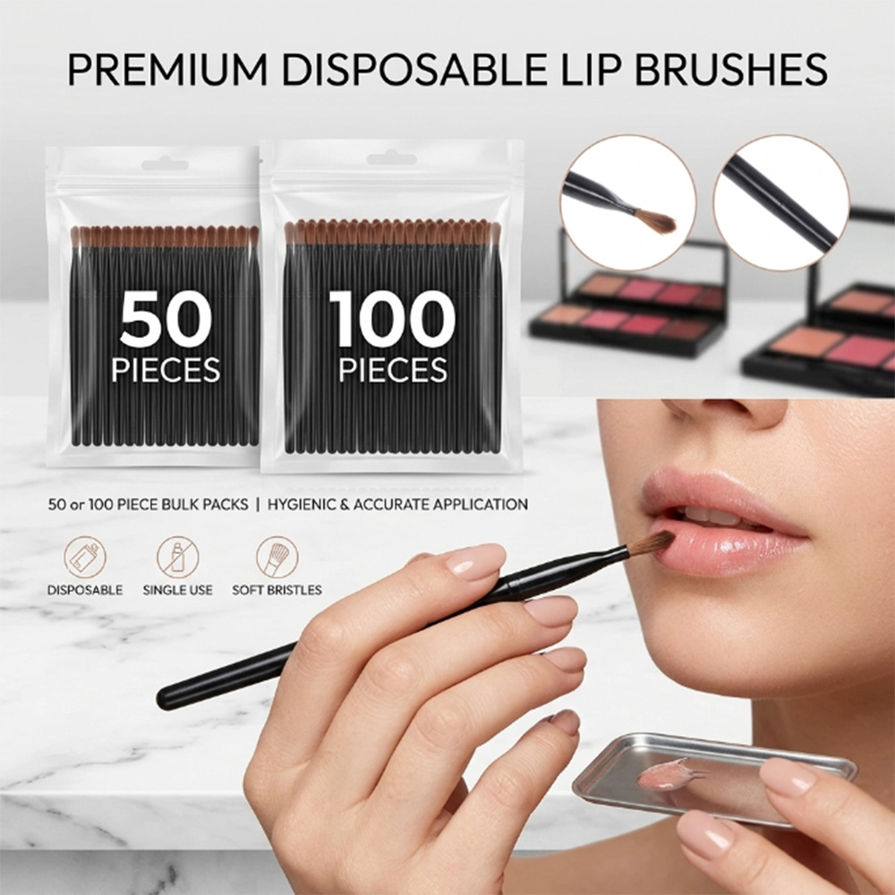 50/100pcs Disposable Lip Brush - Beauty With Makeup บทวิจารณ์และราคา