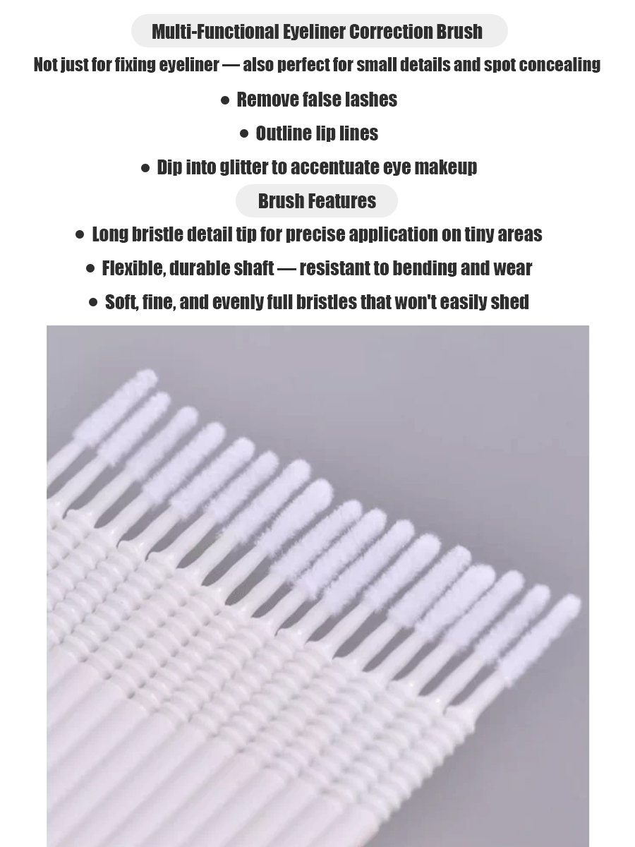 Disposable Long Cotton Swabs E - Beauty Makeup Vanity บทวิจารณ์และราคา