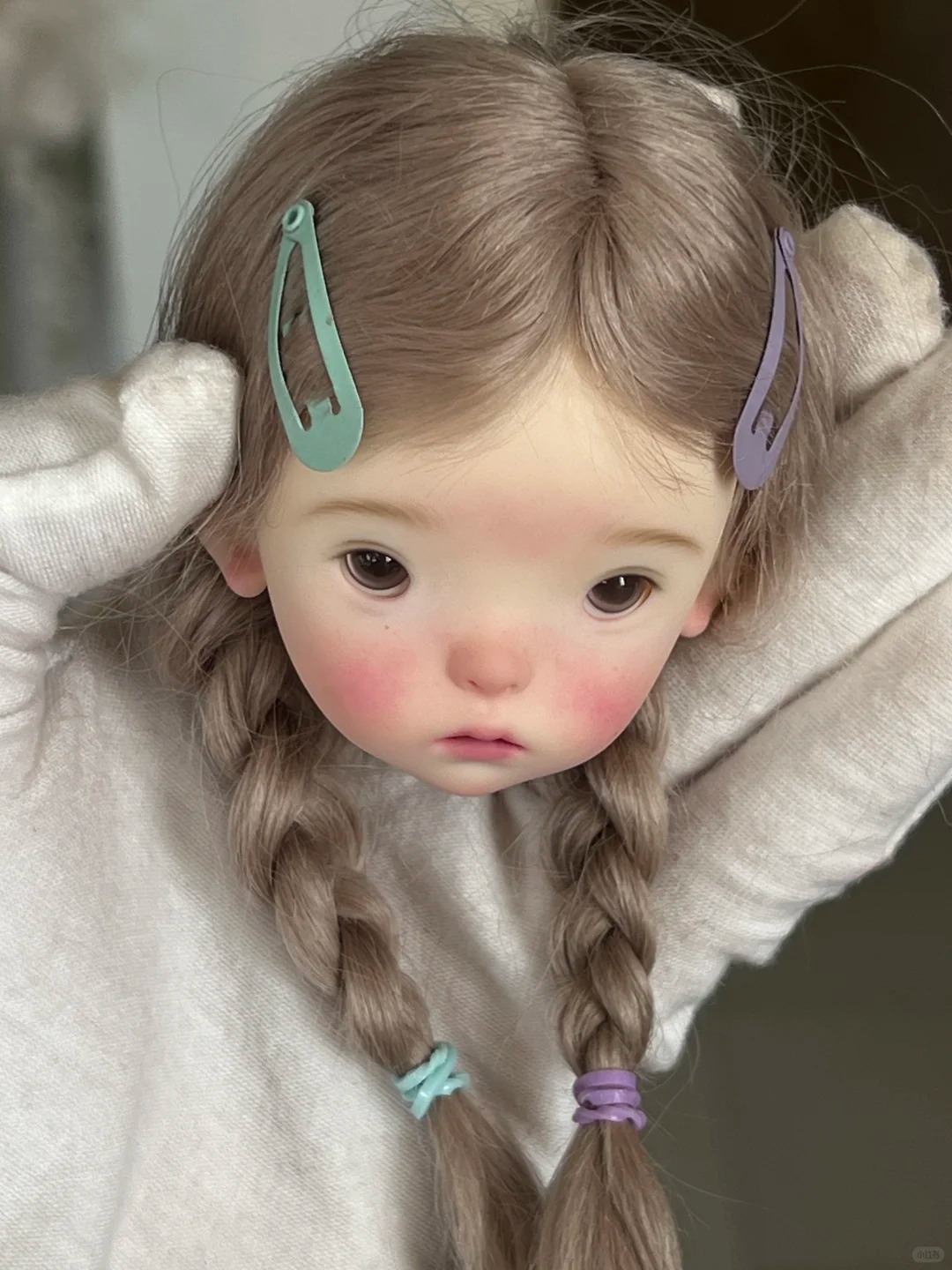 SD BJD Doll 1/6 Landoudou Head - Beauty Makeup Girl บทวิจารณ์และราคา