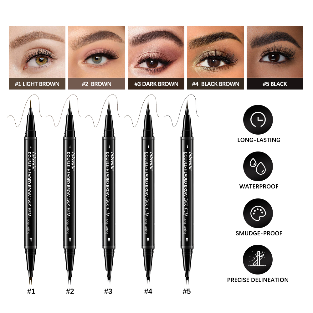 2 In 1 Eyebrow Pencil Waterpro - Eyebrow Pomade Pencil บทวิจารณ์และราคา